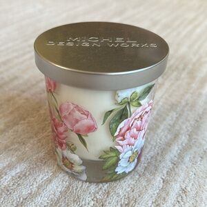 Michel Design Works Scented Jar Candle with Lid, Blush Peony Scented